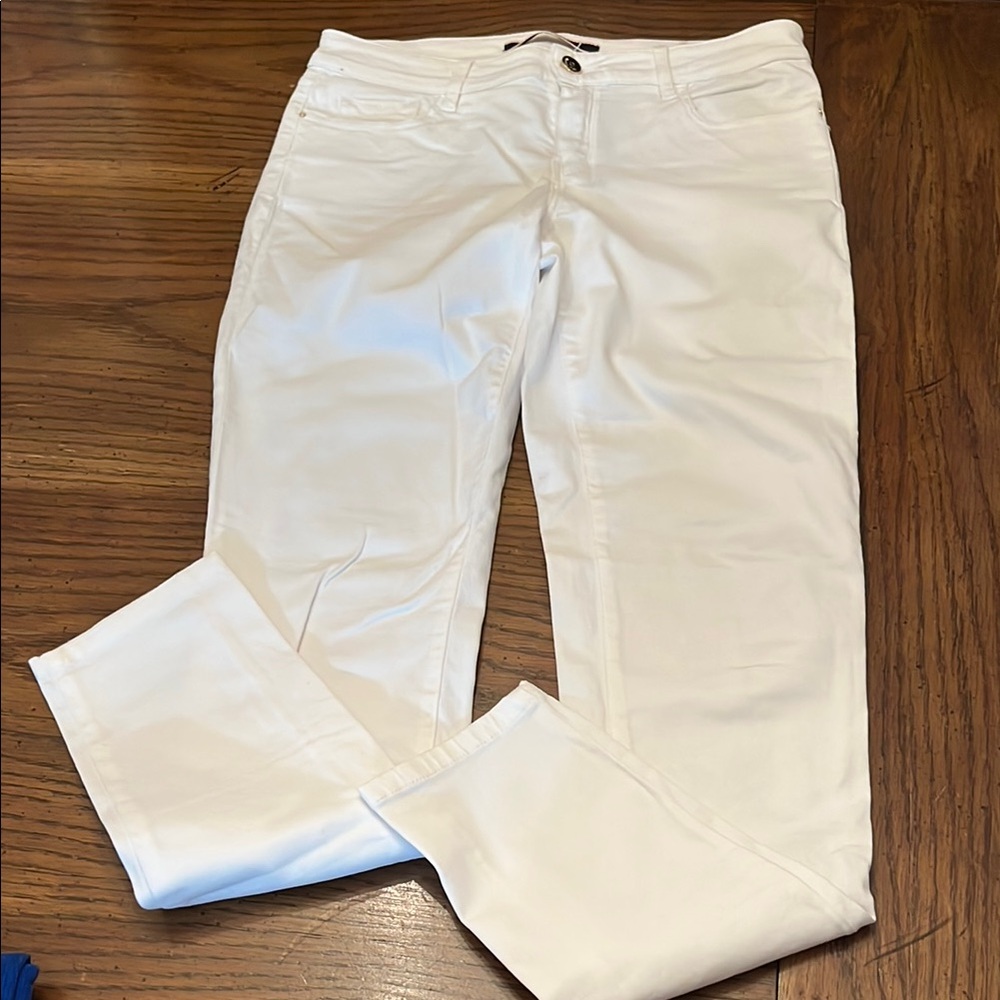Massimo Dutti Skinny White‎ Jeans